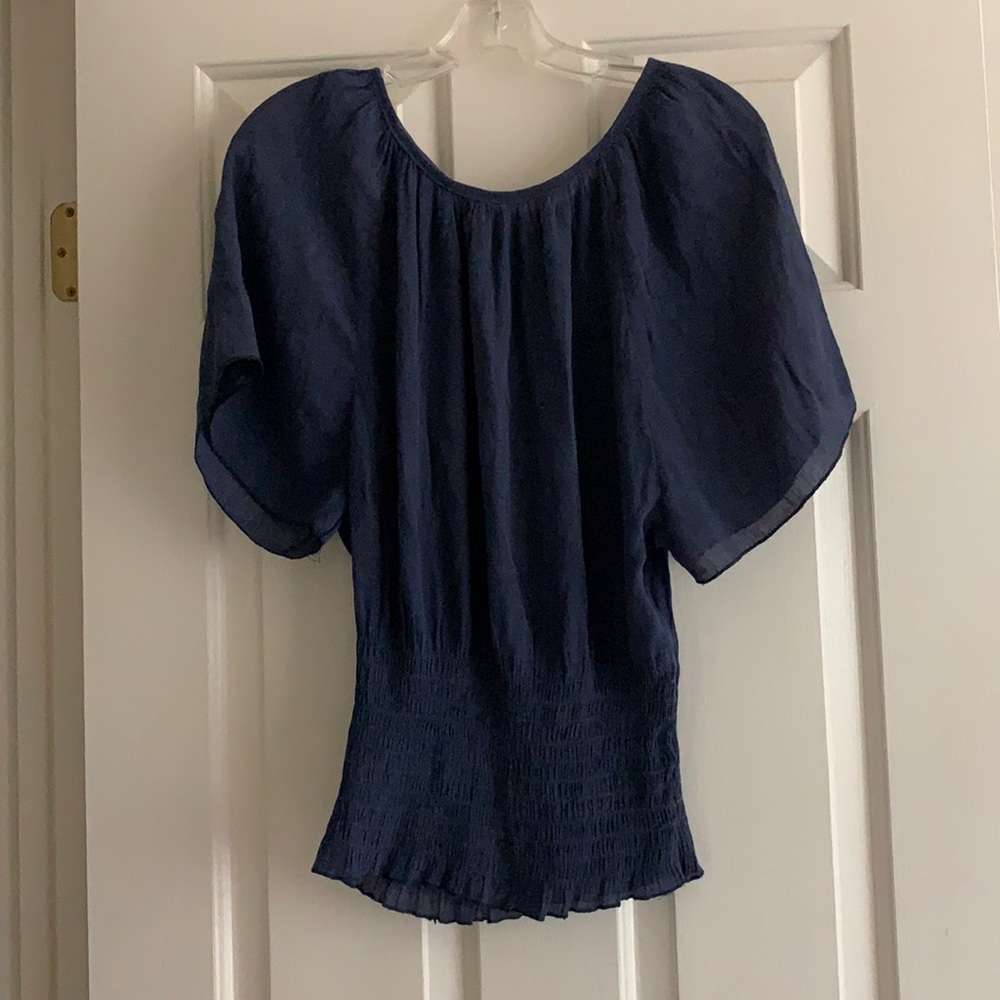 Pita Vida L Blue smock blouse